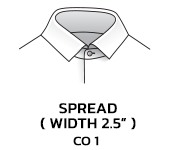 spread ( width 2.5” ) CO1